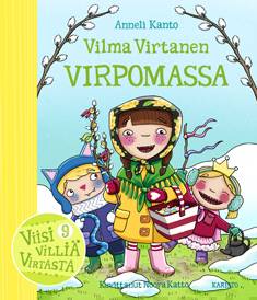 Vilma Virtanen virpomassa